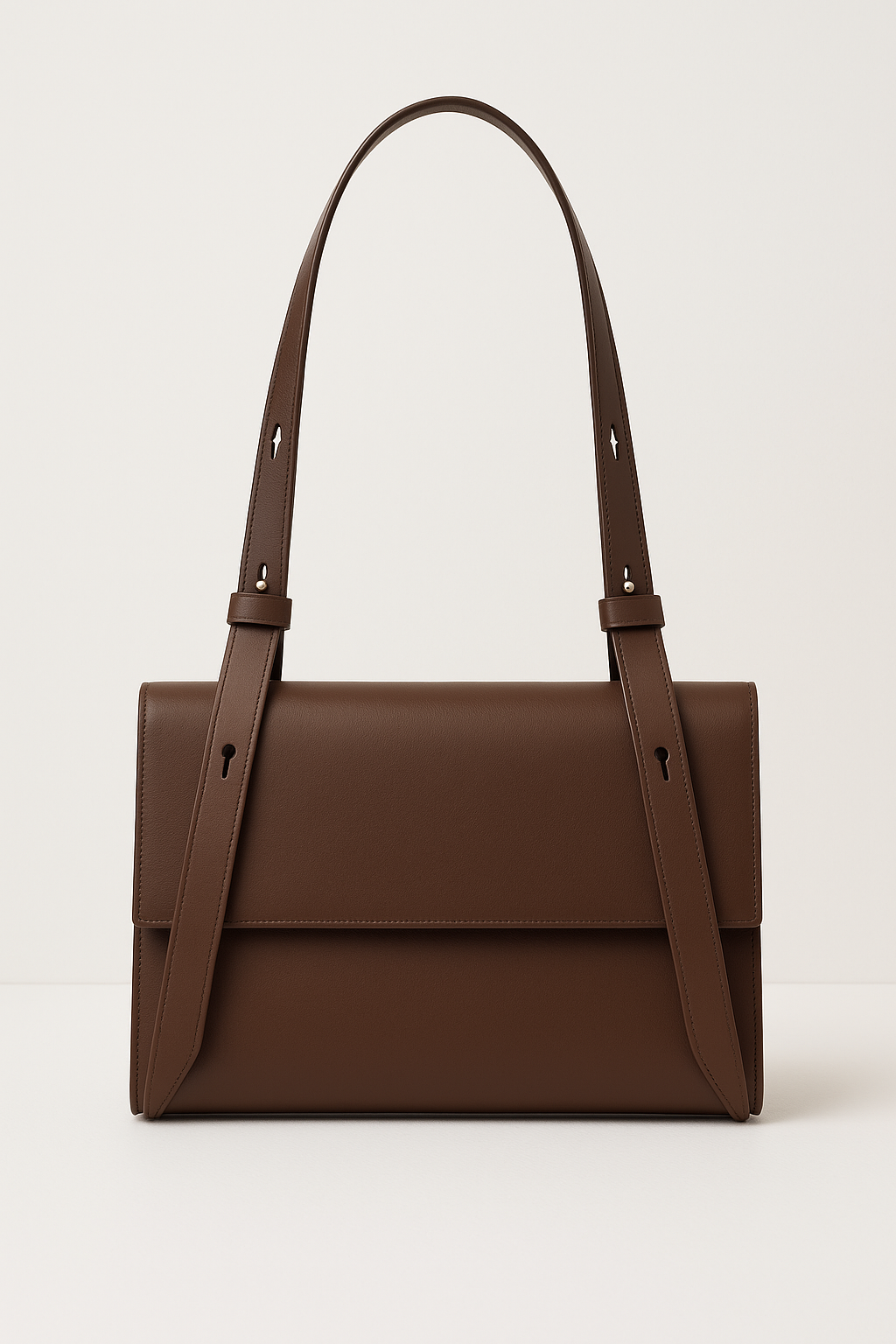 Rechteckige Schultertasche aus Kunstleder mit breitem verstellbarem Riemen – Modern und Elegant