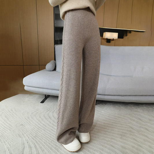 Damenhose aus 100 % hochwertiger australischer Wolle – weiter Schnitt – 6 Farben – Größen S bis XXXL